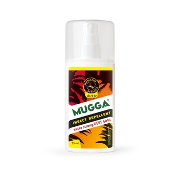 MUGGA SPRAY STRONG 50% DEET NA KLESZCZE KOMARY