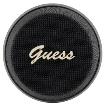 Подставка для Bluetooth-колонки Guess, черная, металлическая с магнитной надписью