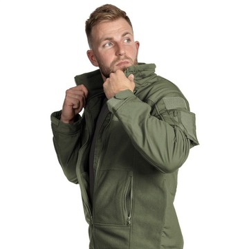 Polar Bluza polarowa rozpinana MFH Combat Zielona M