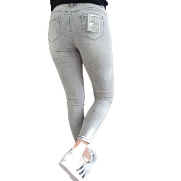 Серые моделирующие джинсовые брюки M Sara, новинка 30