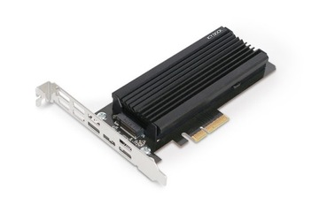 Адаптер ICY DOCK 1 твердотельный накопитель M.2 NVMe на PCIe 4.0 x4 с радиатором (EZConvert Ex