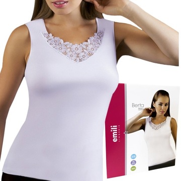 NETi Koszulka damska PZE-12 biała bawełna