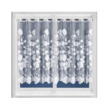 Firanka żakardowa 023006 rozm 130x250 cm biała