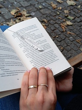 серебряная закладка ПИОРКО подарок учителю + ГРАВИРОВКА