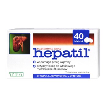 HEPATIL 40 tabletek
