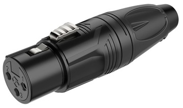 ROXTONE RX3F-BG ZŁĄCZE WTYK MIKROFONOWY ŻEŃSKI XLR