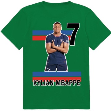 KOSZULKA DZIECIĘCA T-SHIRT DLA DZIECKA KYLIAN MBAPPE 116 PREZENT JAKOŚĆ