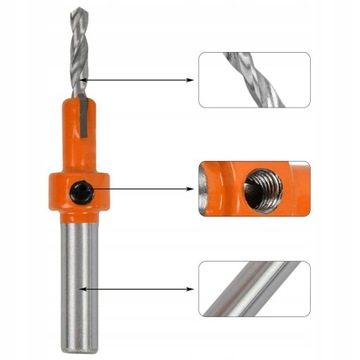 6шт. СВЕРЛА ПО ДЕРЕву С ФАСКОЙ + АЛЮМИНИЙ