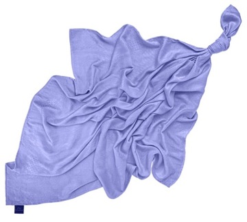 Mega PIELUSZKA 100% BAMBUSOWA 120x120 170g BLUE
