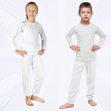 110 КОМПЛЕКТ БЛУЗКА С ДЛИННЫМИ РУКАВАМИ ДЛИННЫЕ БРЮКИ СПОРТИВНЫЙ КОСТЮМ БЕЛЫЙ НАряд PERFORMANCE ANGEL