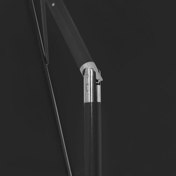 ПЛЯЖНЫЙ ЗОНТ, ЧЕРНЫЙ, 180X120 СМ