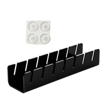 Hat Display Stand Acrylic Table Hat Rack Hat Holder for Baseball Caps Black