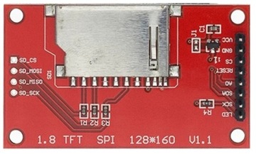 TFT ЖК-дисплей для Arduino 1,8 дюйма SPI ST7735