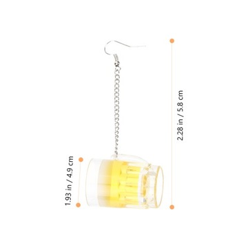 СЕРЬГИ «ПИВНОЙ МОДУЛЬ» НОВАЯ ЦЕПЬ