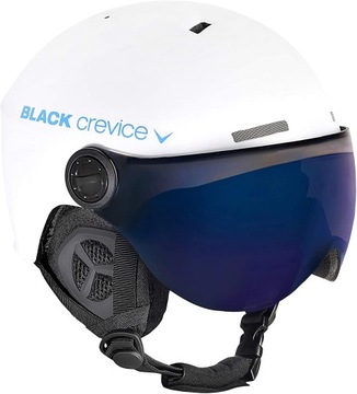 Kask Black Crevice Gstaad 58-61 cm biały