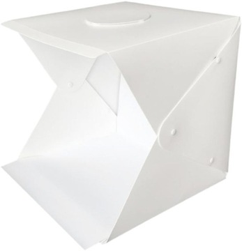 Бестеневая палатка для фотосъемки со светодиодной лампой + фоны