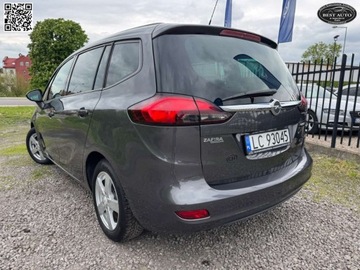 Opel Zafira C Tourer 1.4 Turbo ECOTEC 140KM 2012 Opel Zafira 7 osobowy -Tourer- Szwajcaria - Po przegladzie olejowym Gwara, zdjęcie 4