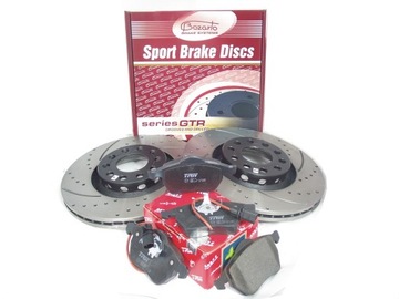 TARCZE 312mm KLOCKI TRW Audi A4 B6 B7 A6 C5 VW Passat B5 Skoda Superb PRZÓD