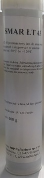 Smar litowy towot tawot do łożysk łożyskowy 400g ŁT-43 Naftochem