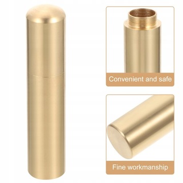 Pojemniki podróżne Mosiężne etui na zapałki