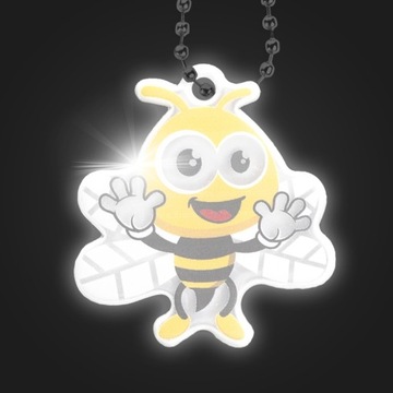 Светоотражающий кулон-пчелка светоотражающий брелок REFLECTIVE ДЛЯ ДЕТЕЙ