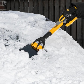 Щетка для уборки снега со скребком, 60 см, скребок для стекол автомобиля