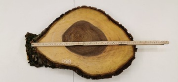 Срез грецкого ореха после высыхания 42х30см Столешница