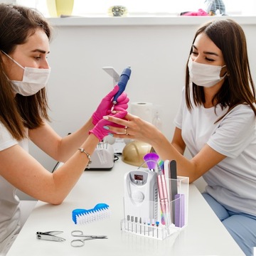 Органайзер для ногтей, дрель, маникюрные инструменты, дисплей