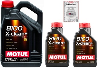 MOTUL 8100 X-CLEAN+ 5W-30 7L