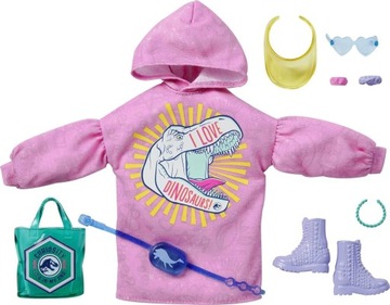 Одежда и аксессуары для Barbie Jurassic World Grd62 Mattel Doll