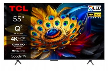 TCL HDR QLED PRO 55 дюймов 4K ТВ GOOGLE WiFi Smart MEGA Contrast ONKYO 2.1