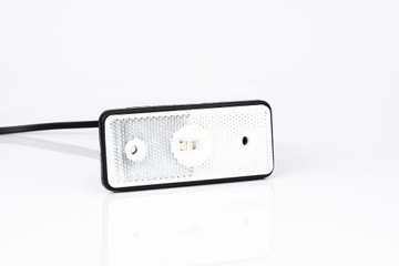 LAMPA LAMPKA OBRYSOWA DIODOWA LED 12/24V BIAŁA