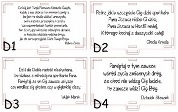Pudełko na pieniądze Pamiątka Komunii Świętej ażur