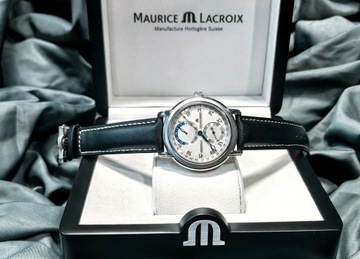 Zegarek Maurice Lacroix Masterpiece Regulator Automatic 42 mm Karta Komplet