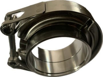 MALGO Obejma V-Band ze stali nierdzewnej, klamra, opaska 45mm