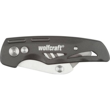 Нож с трапециевидным лезвием, складной, Wolfcraft