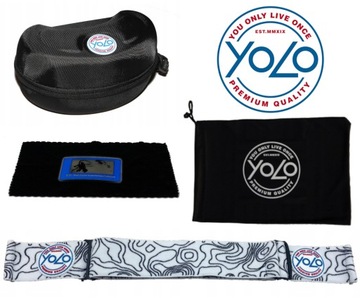 GOGLE NARCIARSKIE DAMSKIE YOLO WYMIENNE SZYBY POLARYZACJA POMARAŃCZ ANTIFOG