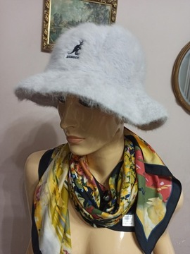 KANGOL kapelusz z ANGORY Z LOGO roz XL-56-58