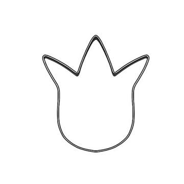 Foremka do ciastek KIELICH TULIPANA 6 cm - kwiatek