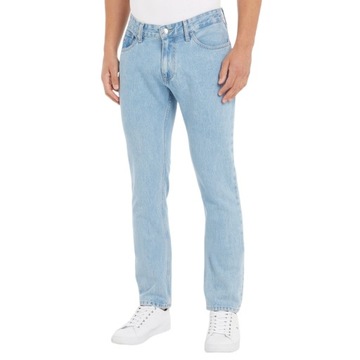 TOMMY HILFIGER MĘSKIE SPODNIE JEANSOWE SLIM r36/32