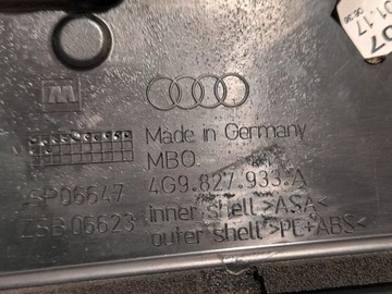 AUDI A6 C7 LIFT SLINE LOTKA SPOILER KLAPY BAGAŻNIKA LX7P TORNADOGRAU IDEAŁ