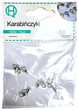 ZAPIĘCIE do zestawu do robienia bransoletek z koralików KARABIŃCZYK DIY x10