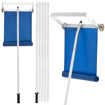 Zgarniacz do odśnieżania dachu Grabie do śniegu 151 - 611 cm