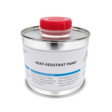 Farba żaroodporna kominki tłumiki 500 ml 600°C 2 kolory