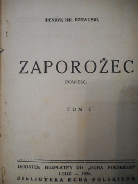 ZAPOROŻEC TOM I