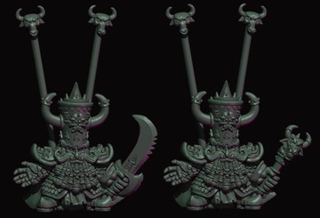 Evil Dwarf Lord Herzuull - Druk 3D - Minifaktura