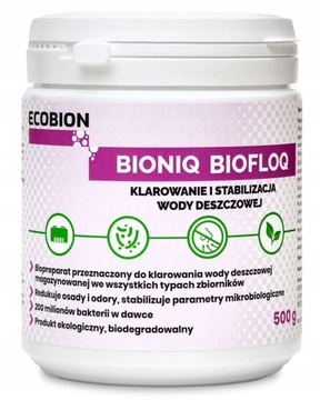 Preparat do klarowania wody deszczowej 500g