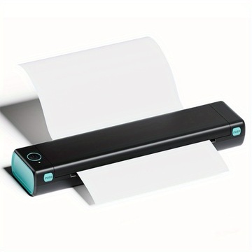 Wireless Portable Printer M08F: A4 size thermal printer, ink