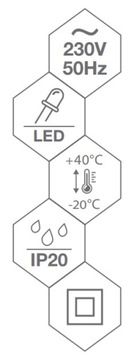 CZUJNIK RUCHU MIKROFALOWY 360st 1200W do LED 8m
