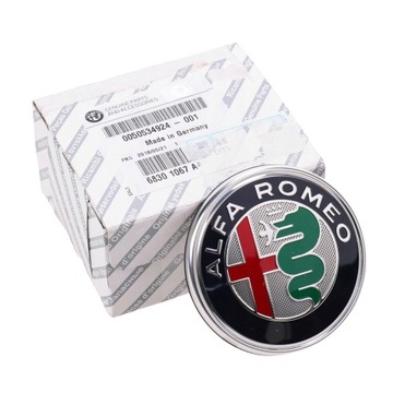Znaczek emblemat tylny Alfa Romeo Giulia Stelvio